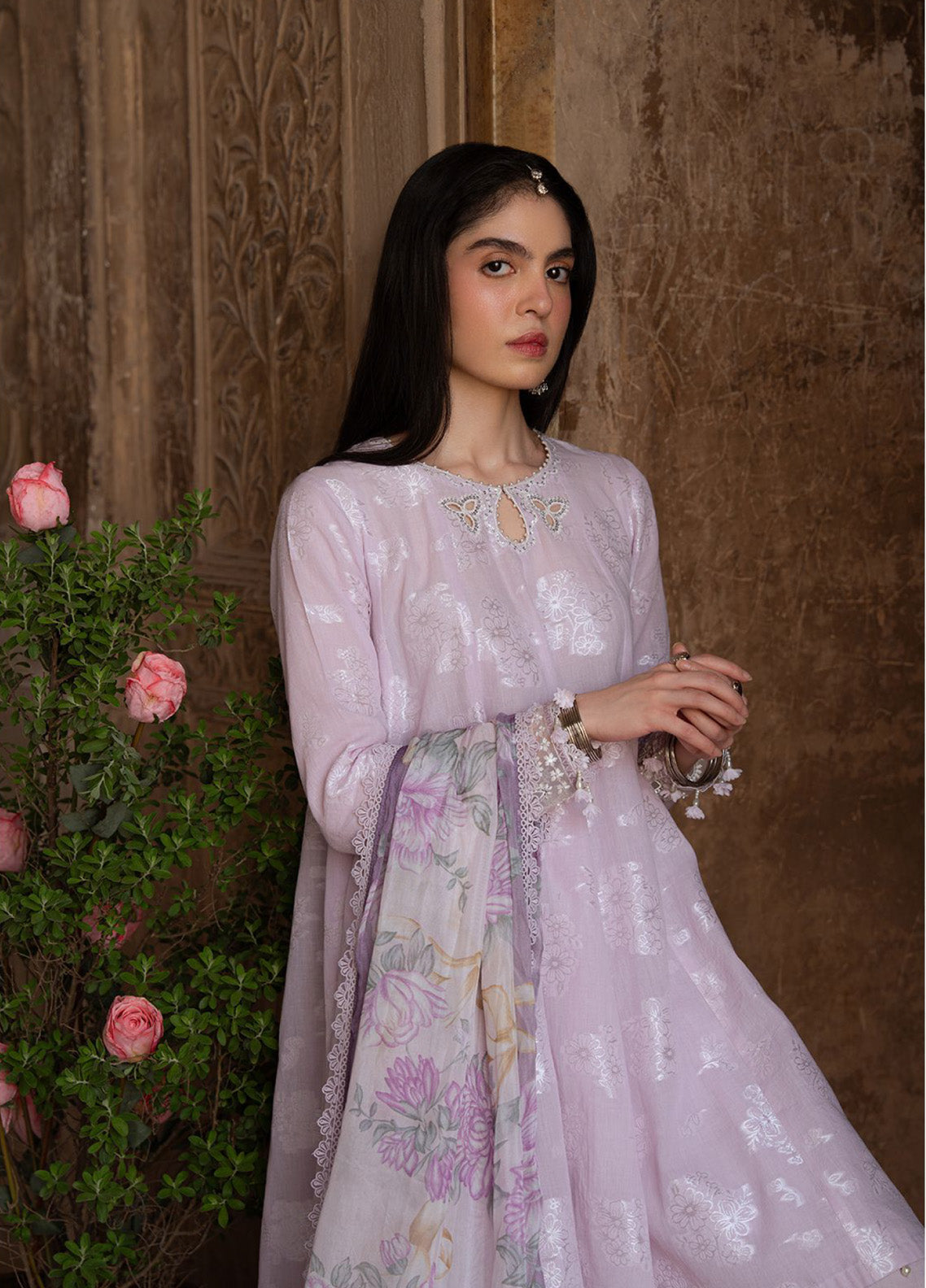 Cross Stitch Embroidered Lawn 3 Piece Unstitched Suit CS25EL D-LAVENDER BLISS Cross Stitch Embroidered Lawn 3 Piece Unstitched Suit CS25EL D-LAVENDER BLISS