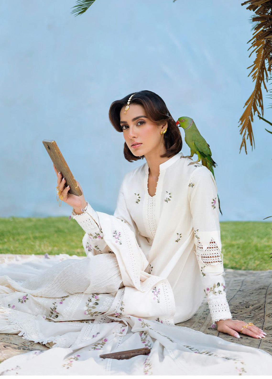 Cross Stitch Embroidered Lawn 3 Piece Unstitched Suit CS25EL D-PETAL PARADISE Cross Stitch Embroidered Lawn 3 Piece Unstitched Suit CS25EL D-PETAL PARADISE
