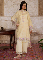 Cross Stitch Embroidered Lawn 3 Piece Unstitched Suit CS25EL D-RADIANT MUSE