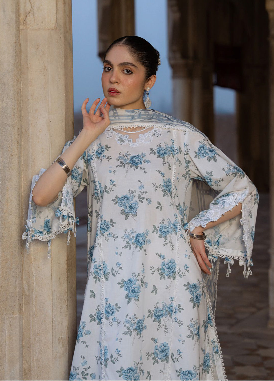 Cross Stitch Embroidered Lawn 3 Piece Unstitched Suit CS25EL D-SUMMER MELODY Cross Stitch Embroidered Lawn 3 Piece Unstitched Suit CS25EL D-SUMMER MELODY