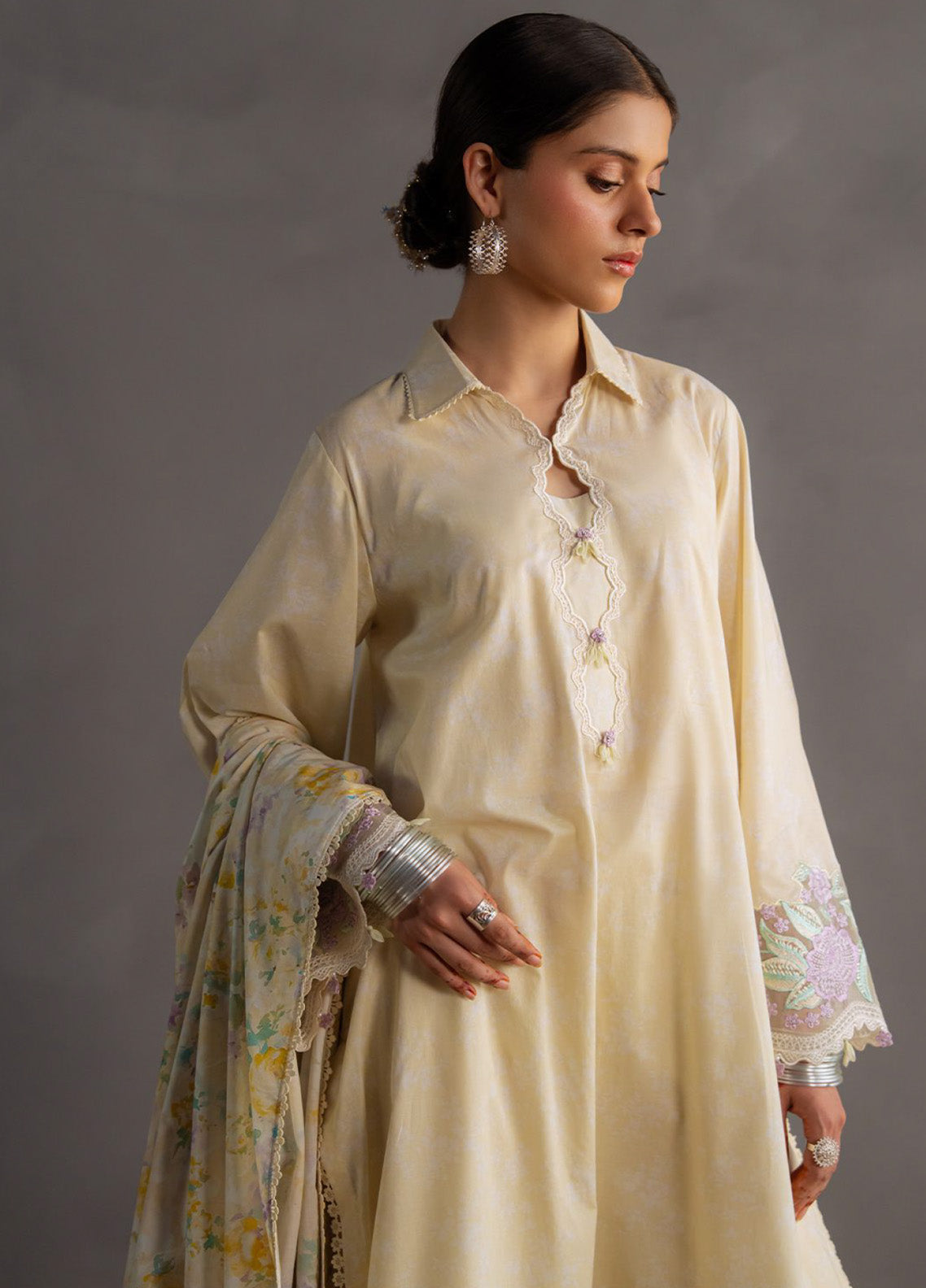 Cross Stitch Embroidered Lawn 3 Piece Unstitched Suit CS25EL D-SUNSHINE GLOW Cross Stitch Embroidered Lawn 3 Piece Unstitched Suit CS25EL D-SUNSHINE GLOW