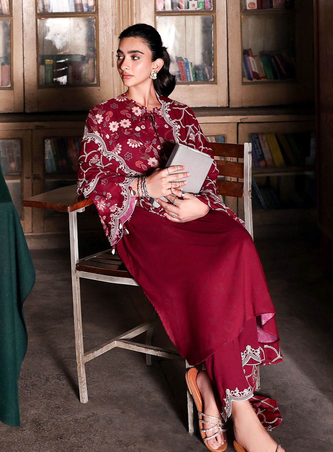 Cross Stitch Embroidered Linen 3 Piece Unstitched Suit CS25WKLM D-11 BERRY LUXE Cross Stitch Embroidered Linen 3 Piece Unstitched Suit CS25WKLM D-11 BERRY LUXE