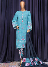 Cross Stitch By HZ Textiles Embroidered Khaddar 3 Piece Stitched Suit HZ25CSEK D-2517