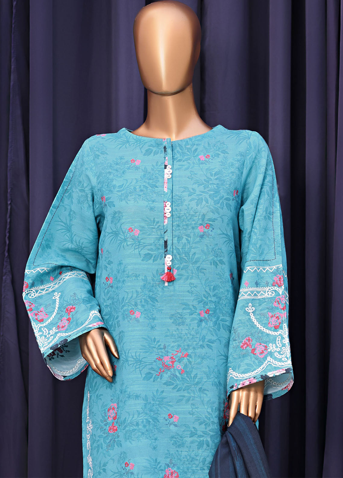 Cross Stitch By HZ Textiles Embroidered Khaddar 3 Piece Stitched Suit HZ25CSEK D-2517 Cross Stitch By HZ Textiles Embroidered Khaddar 3 Piece Stitched Suit HZ25CSEK D-2517
