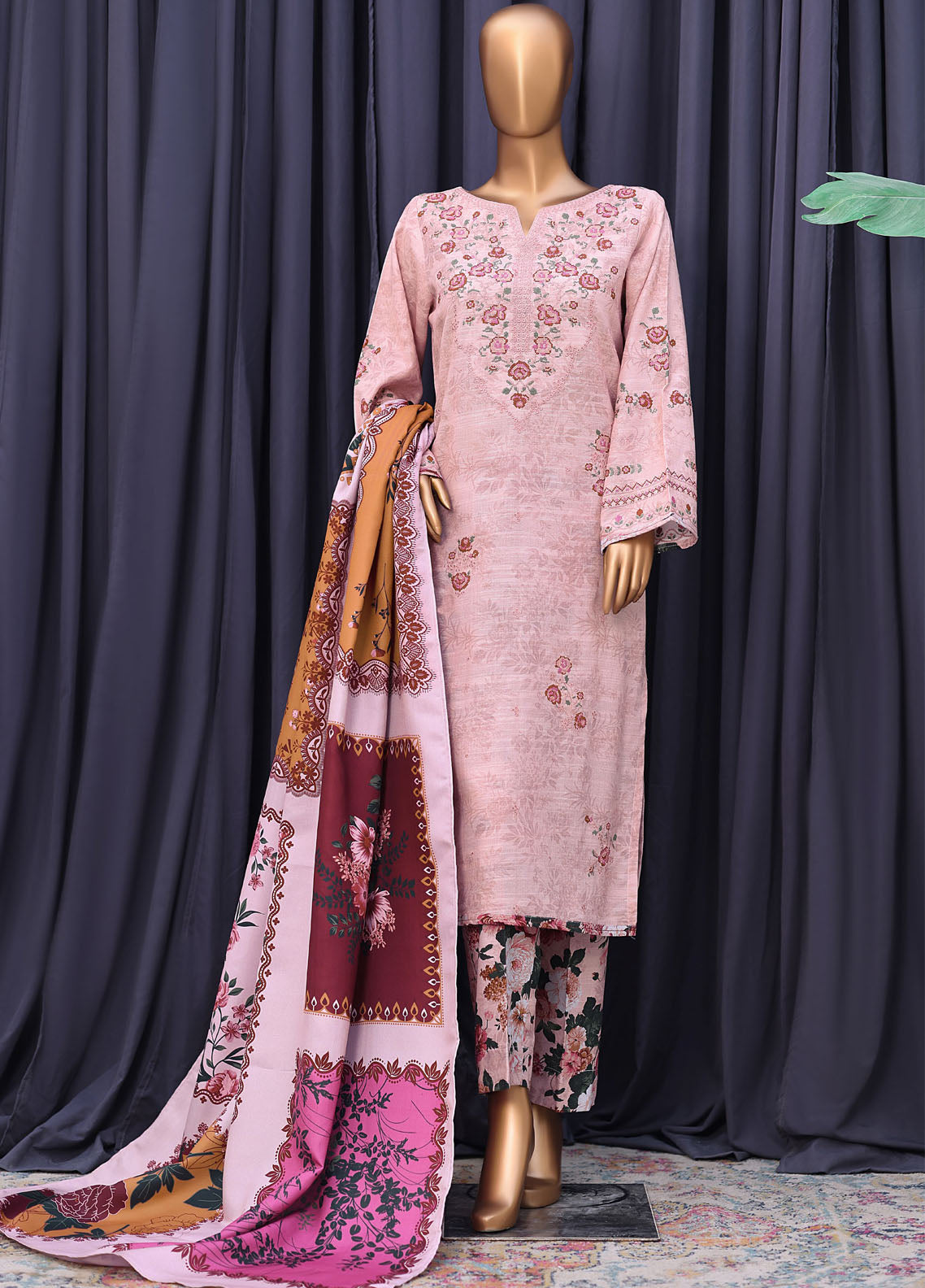 Cross Stitch By HZ Textiles Embroidered Khaddar 3 Piece Stitched Suit HZ25CSEK D-2519 Cross Stitch By HZ Textiles Embroidered Khaddar 3 Piece Stitched Suit HZ25CSEK D-2519