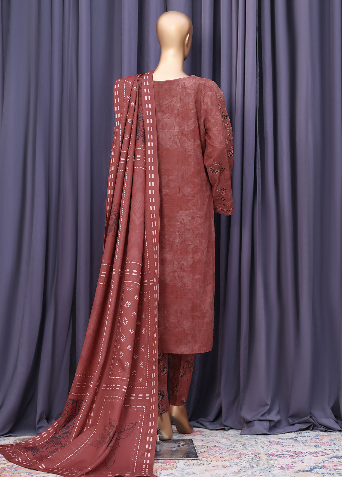 Cross Stitch By HZ Textiles Embroidered Khaddar 3 Piece Stitched Suit HZ25CSEK D-2521 Cross Stitch By HZ Textiles Embroidered Khaddar 3 Piece Stitched Suit HZ25CSEK D-2521