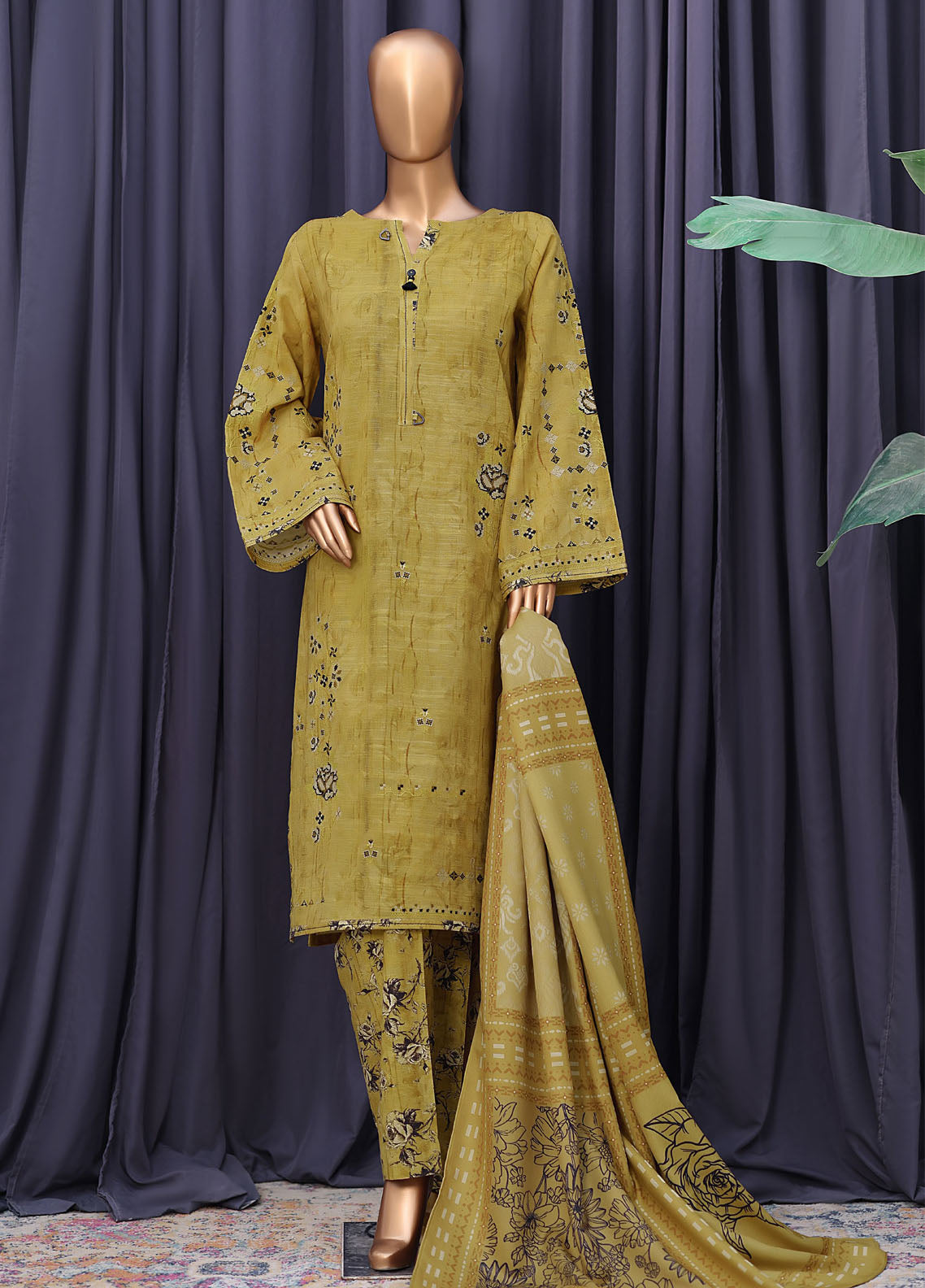 Cross Stitch By HZ Textiles Embroidered Khaddar 3 Piece Stitched Suit HZ25CSEK D-2522 Cross Stitch By HZ Textiles Embroidered Khaddar 3 Piece Stitched Suit HZ25CSEK D-2522