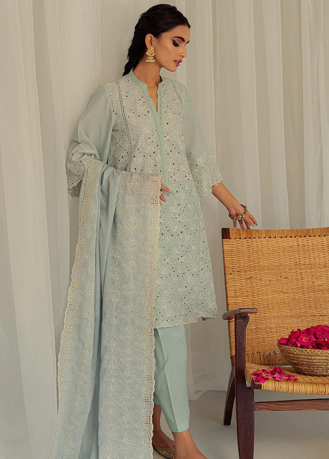 D#01 Cross Stitch Chikankari Emb Lawn Collection 523 D#01 Cross Stitch Chikankari Emb Lawn Collection 523