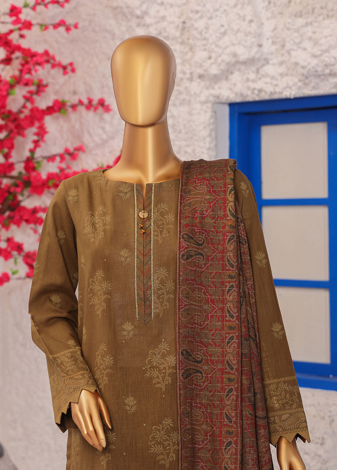 Crosshatch By HZ Textiles Embroidered Khaddar 3 Piece Unstitched Suit HZ25CEK D-KCE-3084 Crosshatch By HZ Textiles Embroidered Khaddar 3 Piece Unstitched Suit HZ25CEK D-KCE-3084