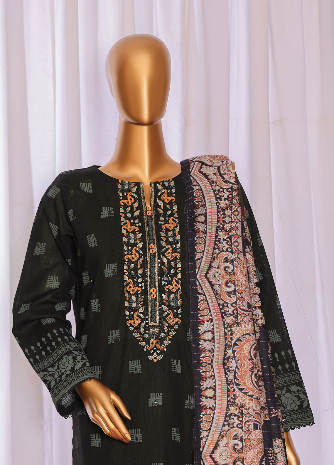 Crosshatch By HZ Textiles Embroidered Khaddar 3 Piece Unstitched Suit HZ25CEK D-KCE-3088 Crosshatch By HZ Textiles Embroidered Khaddar 3 Piece Unstitched Suit HZ25CEK D-KCE-3088