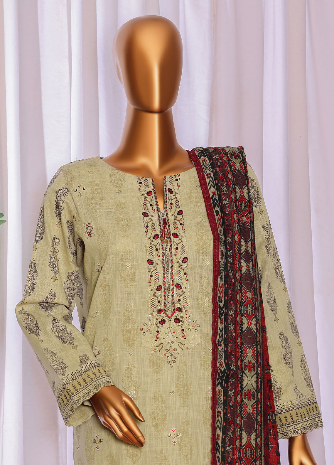 Crosshatch By HZ Textiles Embroidered Khaddar 3 Piece Unstitched Suit HZ25CEK D-KCE-3089 Crosshatch By HZ Textiles Embroidered Khaddar 3 Piece Unstitched Suit HZ25CEK D-KCE-3089