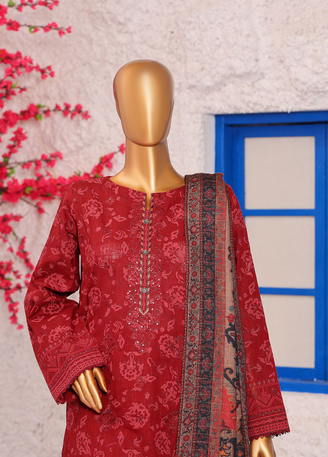 Crosshatch By HZ Textiles Embroidered Khaddar 3 Piece Unstitched Suit HZ25CEK D-KCE-3092 Crosshatch By HZ Textiles Embroidered Khaddar 3 Piece Unstitched Suit HZ25CEK D-KCE-3092