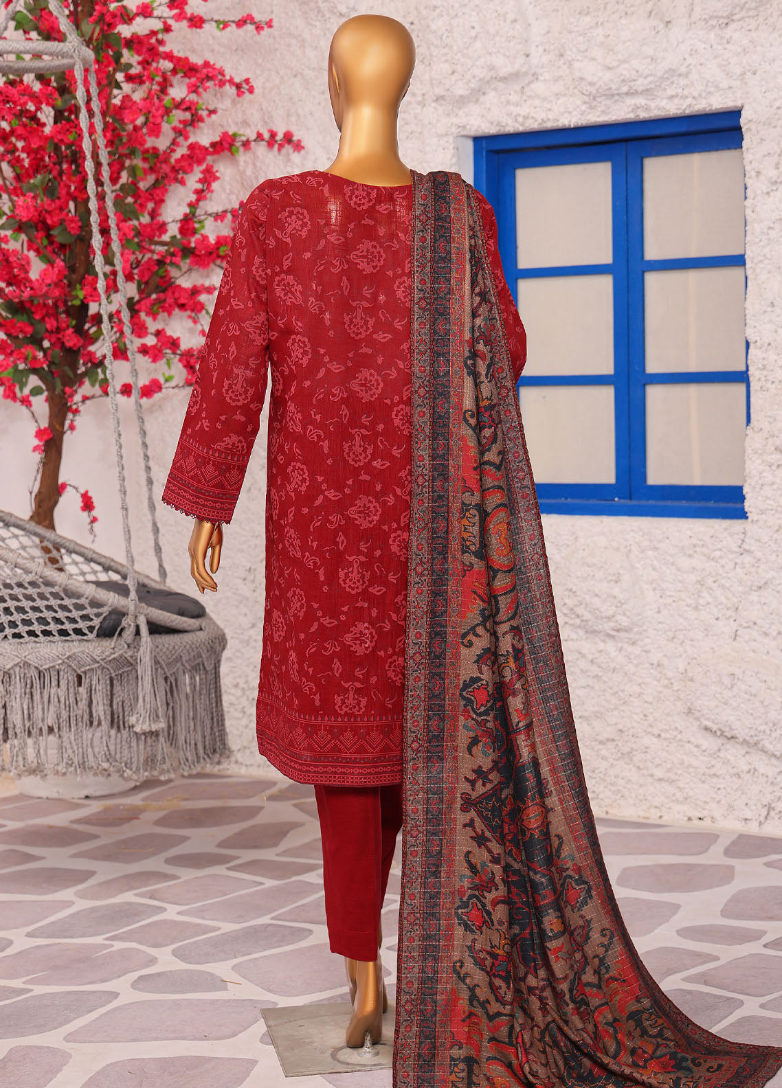 Crosshatch By HZ Textiles Embroidered Khaddar 3 Piece Unstitched Suit HZ25CEK D-KCE-3092 Crosshatch By HZ Textiles Embroidered Khaddar 3 Piece Unstitched Suit HZ25CEK D-KCE-3092
