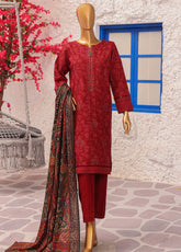Crosshatch By HZ Textiles Embroidered Khaddar 3 Piece Unstitched Suit HZ25CEK D-KCE-3094