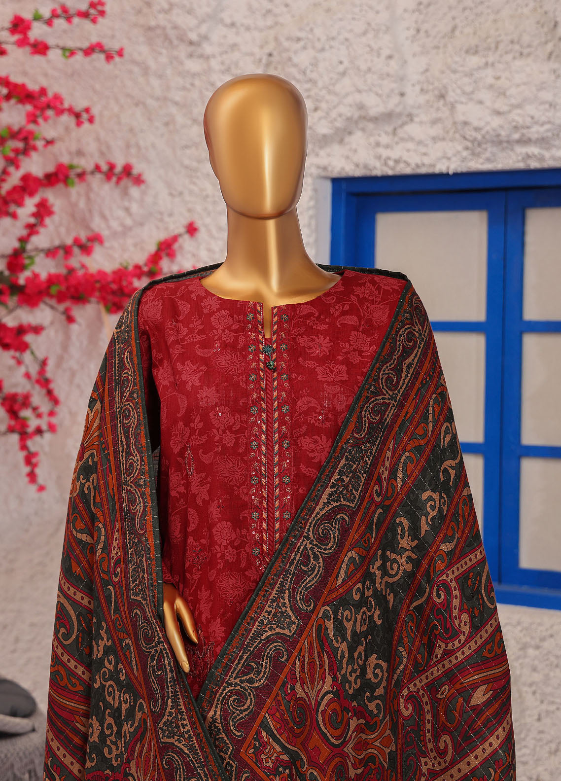 Crosshatch By HZ Textiles Embroidered Khaddar 3 Piece Unstitched Suit HZ25CEK D-KCE-3094 Crosshatch By HZ Textiles Embroidered Khaddar 3 Piece Unstitched Suit HZ25CEK D-KCE-3094