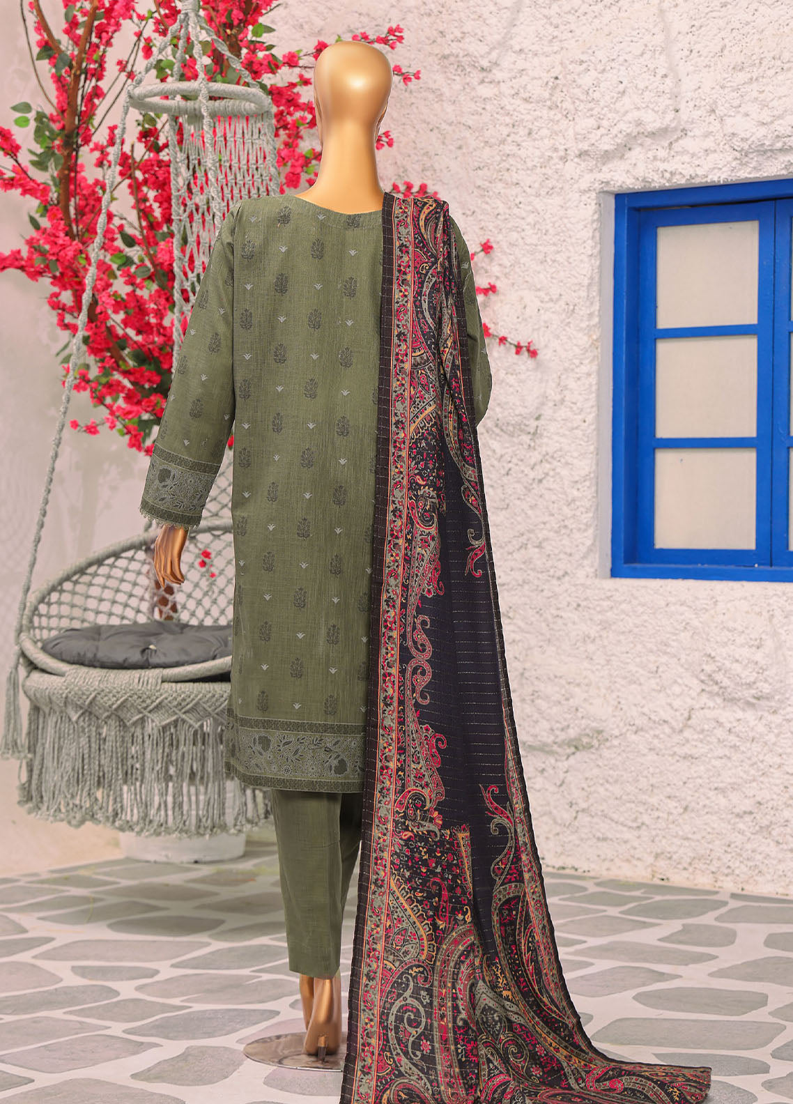 Crosshatch By HZ Textiles Embroidered Khaddar 3 Piece Unstitched Suit HZ25CEK D-KCE-3095 Crosshatch By HZ Textiles Embroidered Khaddar 3 Piece Unstitched Suit HZ25CEK D-KCE-3095