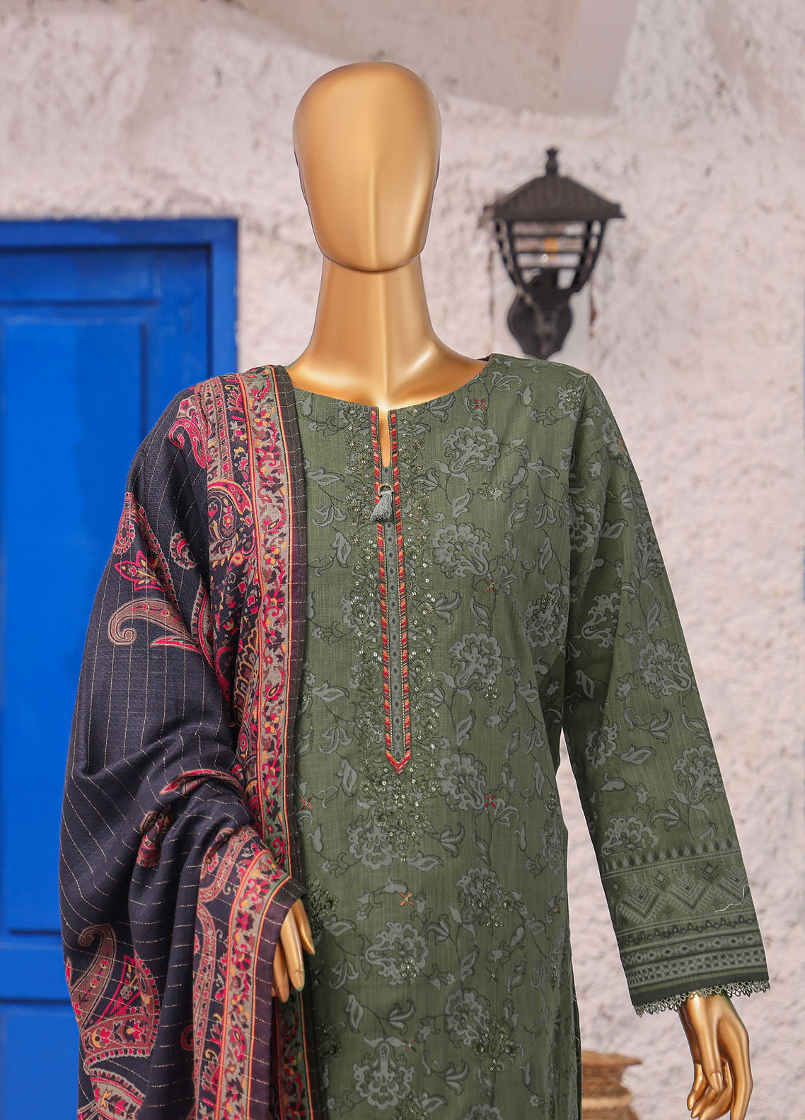 Crosshatch By HZ Textiles Embroidered Khaddar 3 Piece Unstitched Suit HZ25CEK D-KCE-3096 Crosshatch By HZ Textiles Embroidered Khaddar 3 Piece Unstitched Suit HZ25CEK D-KCE-3096