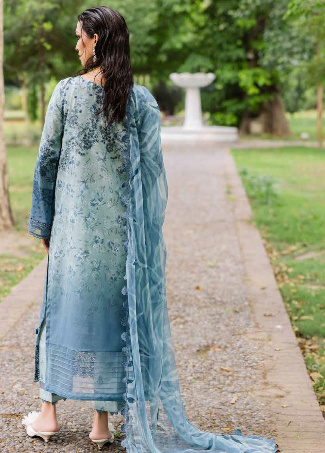 Daily Delights By Nureh Chikankari Embroidered Lawn 3 Piece Unstitched Suit NU25DD D-10 Daily Delights By Nureh Chikankari Embroidered Lawn 3 Piece Unstitched Suit NU25DD D-10