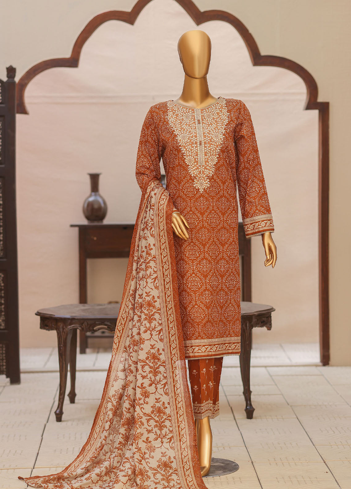 Daily Wear By HZ Textiles Premium Embroidered Lawn 3 Piece Unstitched Suit HZ26DW D-PDW-3100 Daily Wear By HZ Textiles Premium Embroidered Lawn 3 Piece Unstitched Suit HZ26DW D-PDW-3100