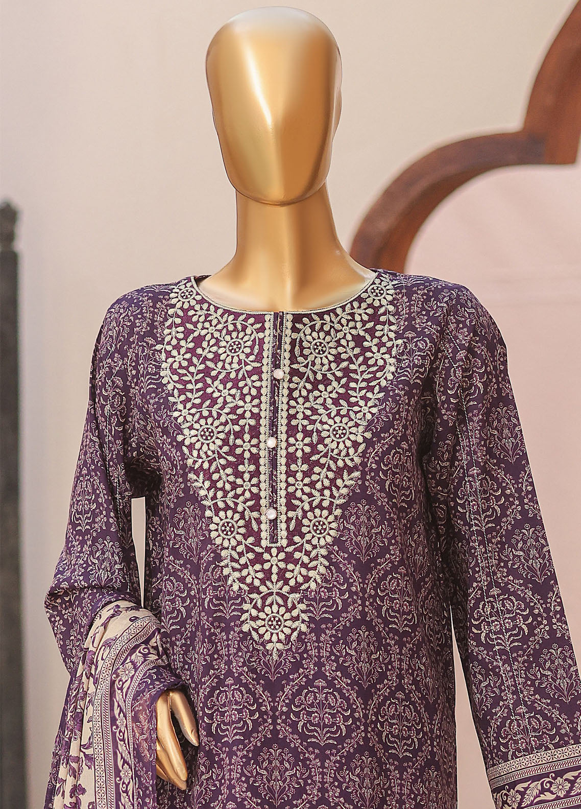 Daily Wear By HZ Textiles Premium Embroidered Lawn 3 Piece Unstitched Suit HZ26DW D-PDW-3106 Daily Wear By HZ Textiles Premium Embroidered Lawn 3 Piece Unstitched Suit HZ26DW D-PDW-3106
