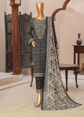 Daily Wear By HZ Textiles Premium Embroidered Lawn 3 Piece Unstitched Suit HZ26DW D-PDW-3137