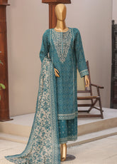Daily Wear By HZ Textiles Premium Embroidered Lawn 3 Piece Unstitched Suit HZ26DW D-PDW-3140