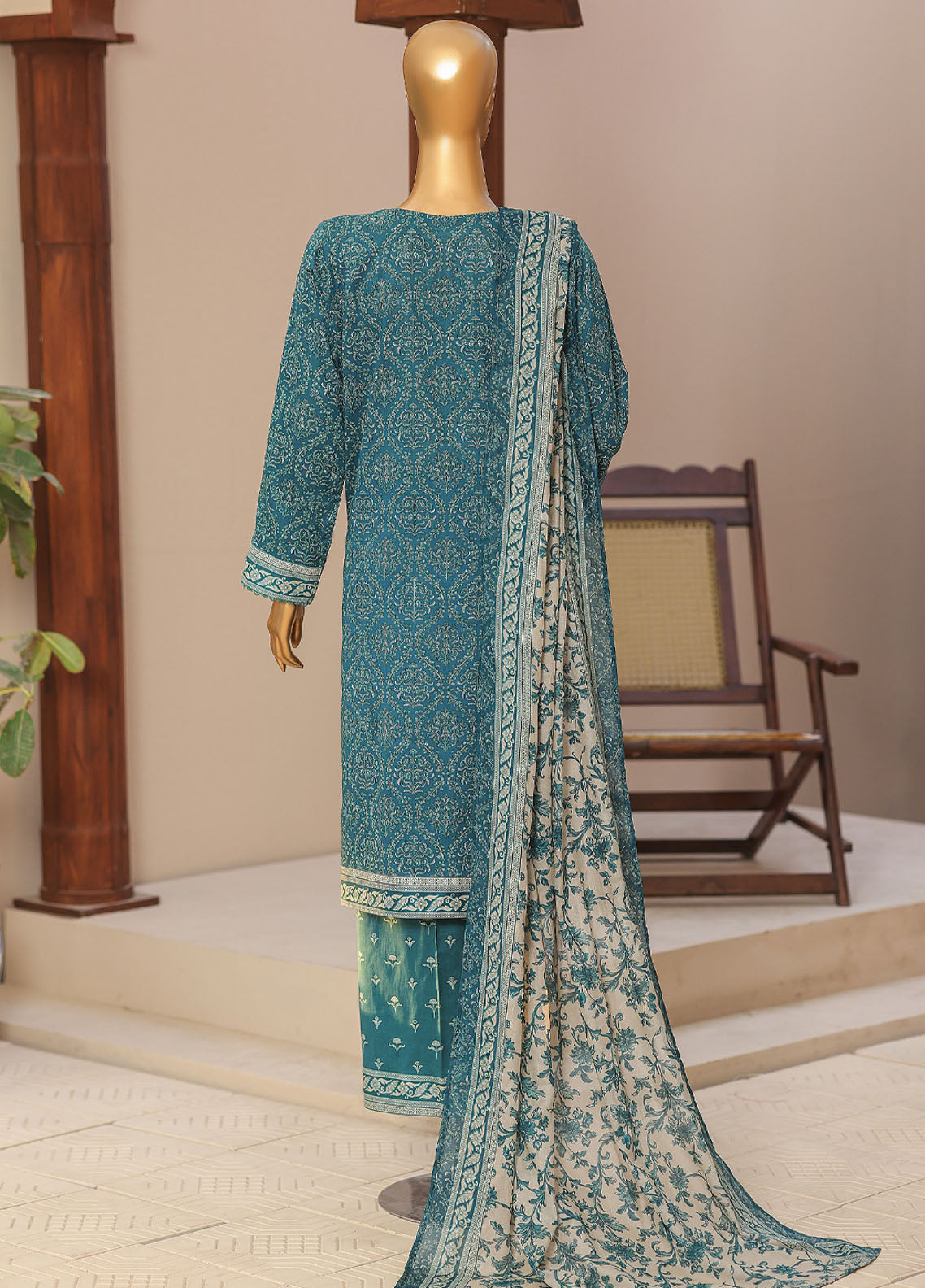 Daily Wear By HZ Textiles Premium Embroidered Lawn 3 Piece Unstitched Suit HZ26DW D-PDW-3140 Daily Wear By HZ Textiles Premium Embroidered Lawn 3 Piece Unstitched Suit HZ26DW D-PDW-3140