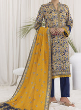Daman By VS Textile Printed Lawn 3 Piece Unstitched Suit VSU24DPL D-2927A