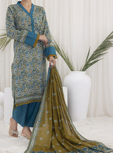 Daman By VS Textile Printed Lawn 3 Piece Unstitched Suit VSU24DPL D-2927B