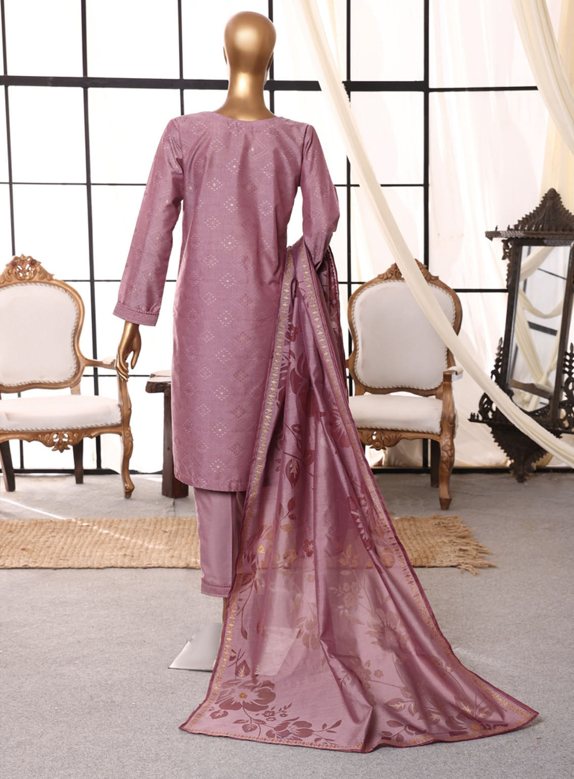 Damask By HZ Textile Jacquard Lawn 3 Piece Stitched Suit HZ24D DJL-403 Damask By HZ Textile Jacquard Lawn 3 Piece Stitched Suit HZ24D DJL-403