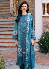 Damask The Holiday By Afrozeh Embroidered Lawn 3 Piece Unstitched Suit AF24DH D-04 EDEN A