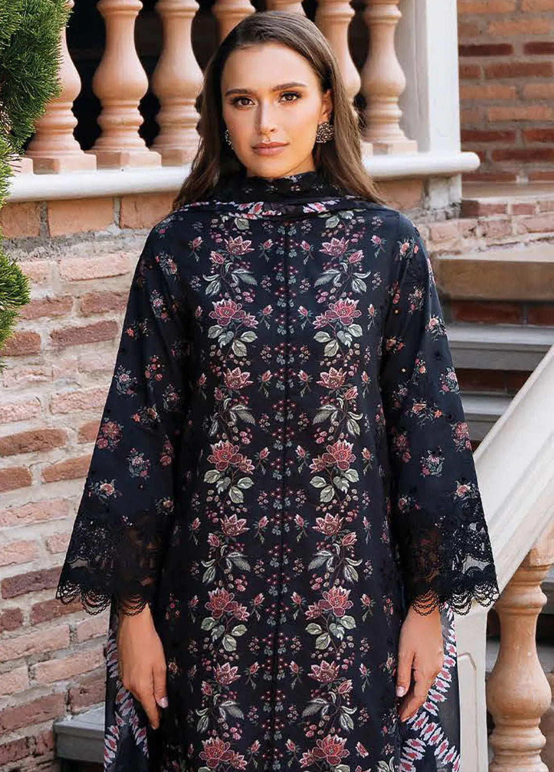 Damask The Holiday By Afrozeh Embroidered Lawn 3 Piece Unstitched Suit AF24DH D-07 LORIEN A Damask The Holiday By Afrozeh Embroidered Lawn 3 Piece Unstitched Suit AF24DH D-07 LORIEN A