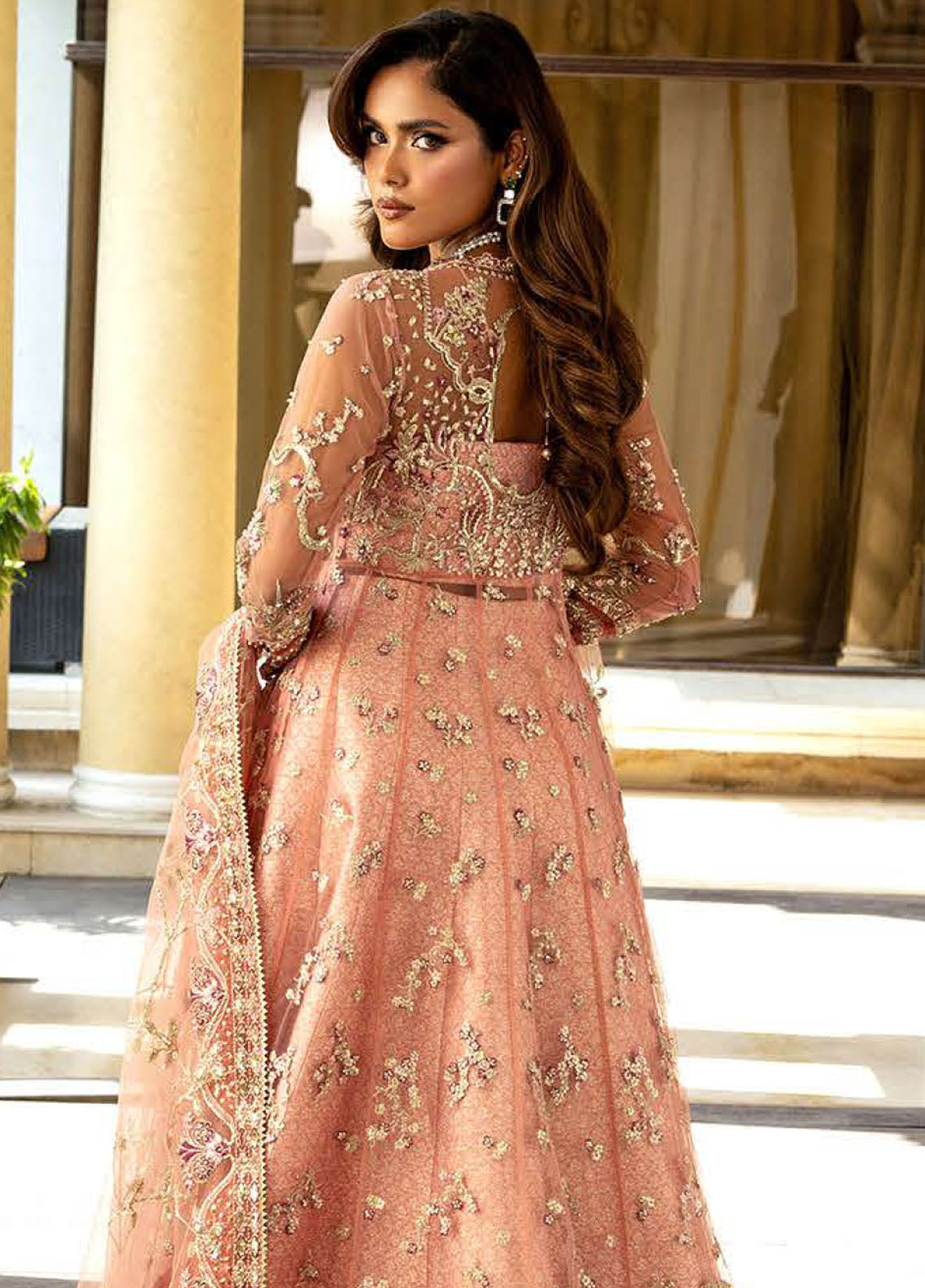 Darlings By Mushq Embroidered Net 4 Piece Unstitched Suit MQ25DW D-05 NAINA Darlings By Mushq Embroidered Net 4 Piece Unstitched Suit MQ25DW D-05 NAINA