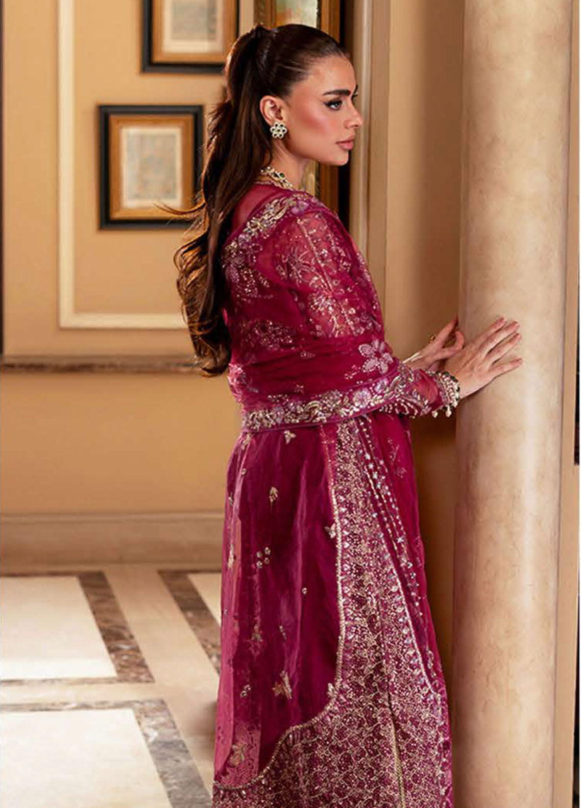 Darlings By Mushq Embroidered Organza 4 Piece Unstitched Suit MQ25DW D-03 BEBO Darlings By Mushq Embroidered Organza 4 Piece Unstitched Suit MQ25DW D-03 BEBO