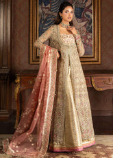 Darlings By Mushq Embroidered Organza 4 Piece Unstitched Suit MQ25DW D-04 JHILMIL