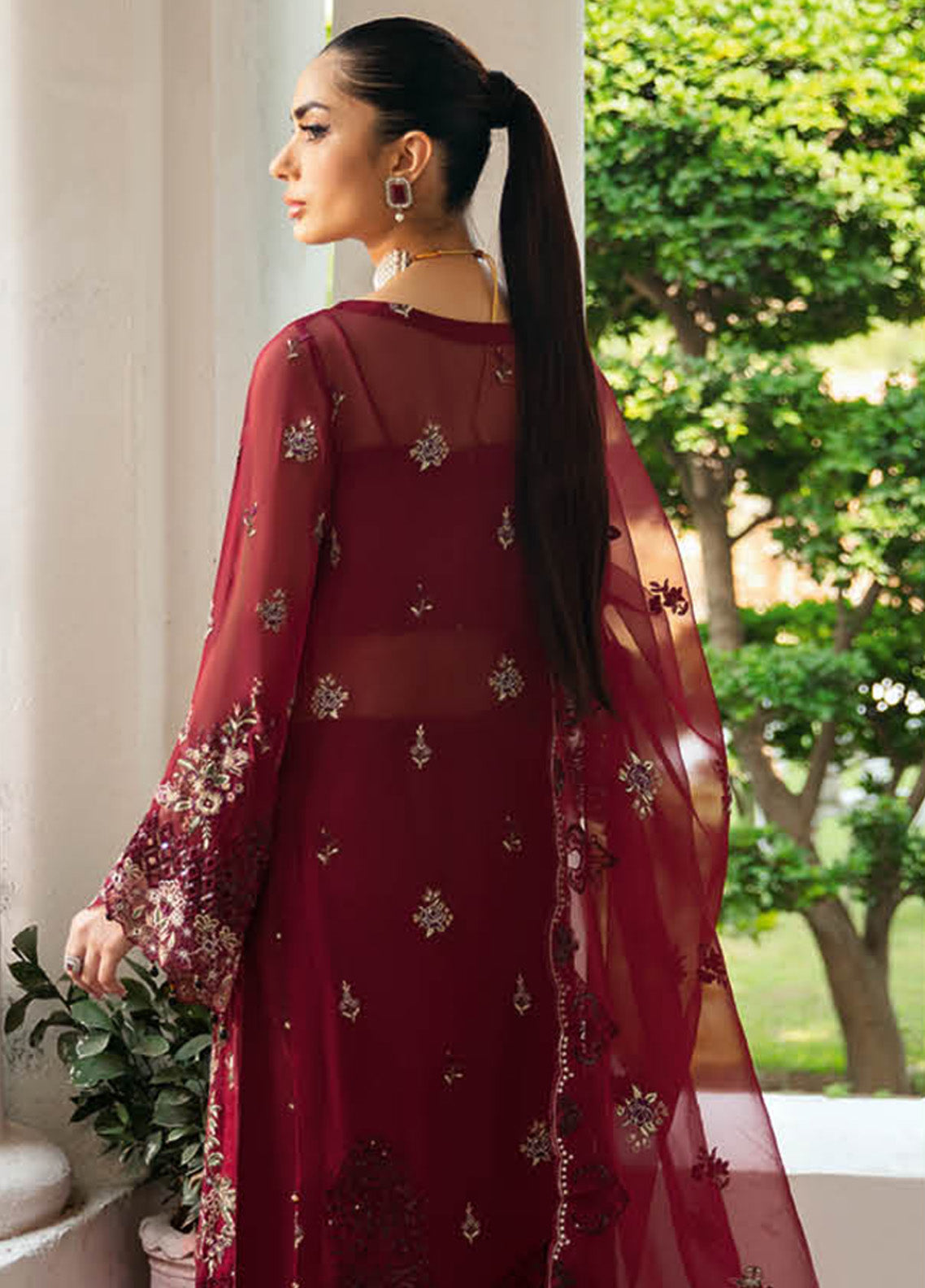 Dastak By Ramsha Embroidered Chiffon 3 Piece Unstitched Suit RM24DV1 Q-103 Dastak By Ramsha Embroidered Chiffon 3 Piece Unstitched Suit RM24DV1 Q-103