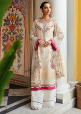 Dastak By Ramsha Embroidered Chiffon 3 Piece Unstitched Suit RM24DV1 Q-107
