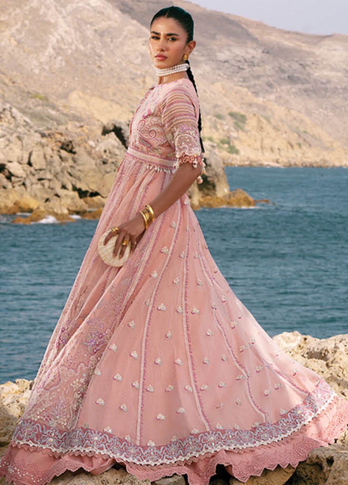 Dastan By AJR Couture Embroidered Lawn 3 Piece Unstitched Suit AJR25DLL D-04 FLAIR Dastan By AJR Couture Embroidered Lawn 3 Piece Unstitched Suit AJR25DLL D-04 FLAIR