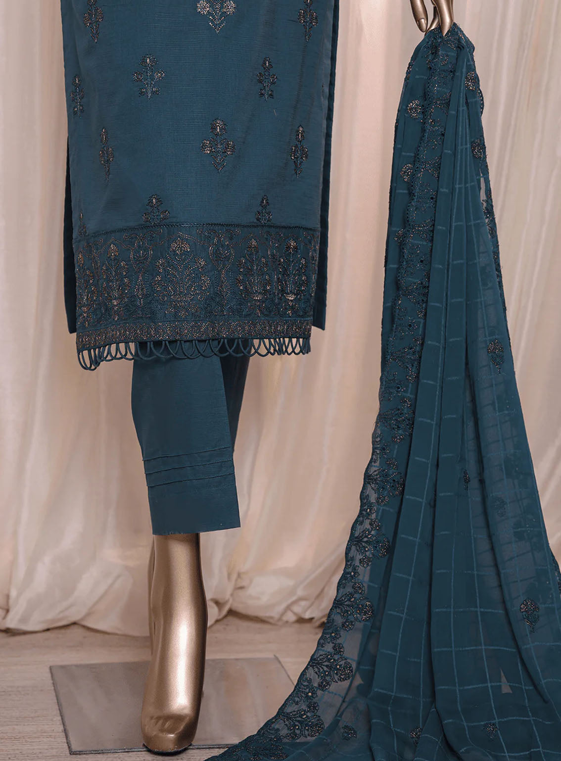 Dastan By HZ Textile Slub Embroidered Lawn 3 Piece Unstitched Suit HZ24DV2 D-06 Dastan By HZ Textile Slub Embroidered Lawn 3 Piece Unstitched Suit HZ24DV2 D-06