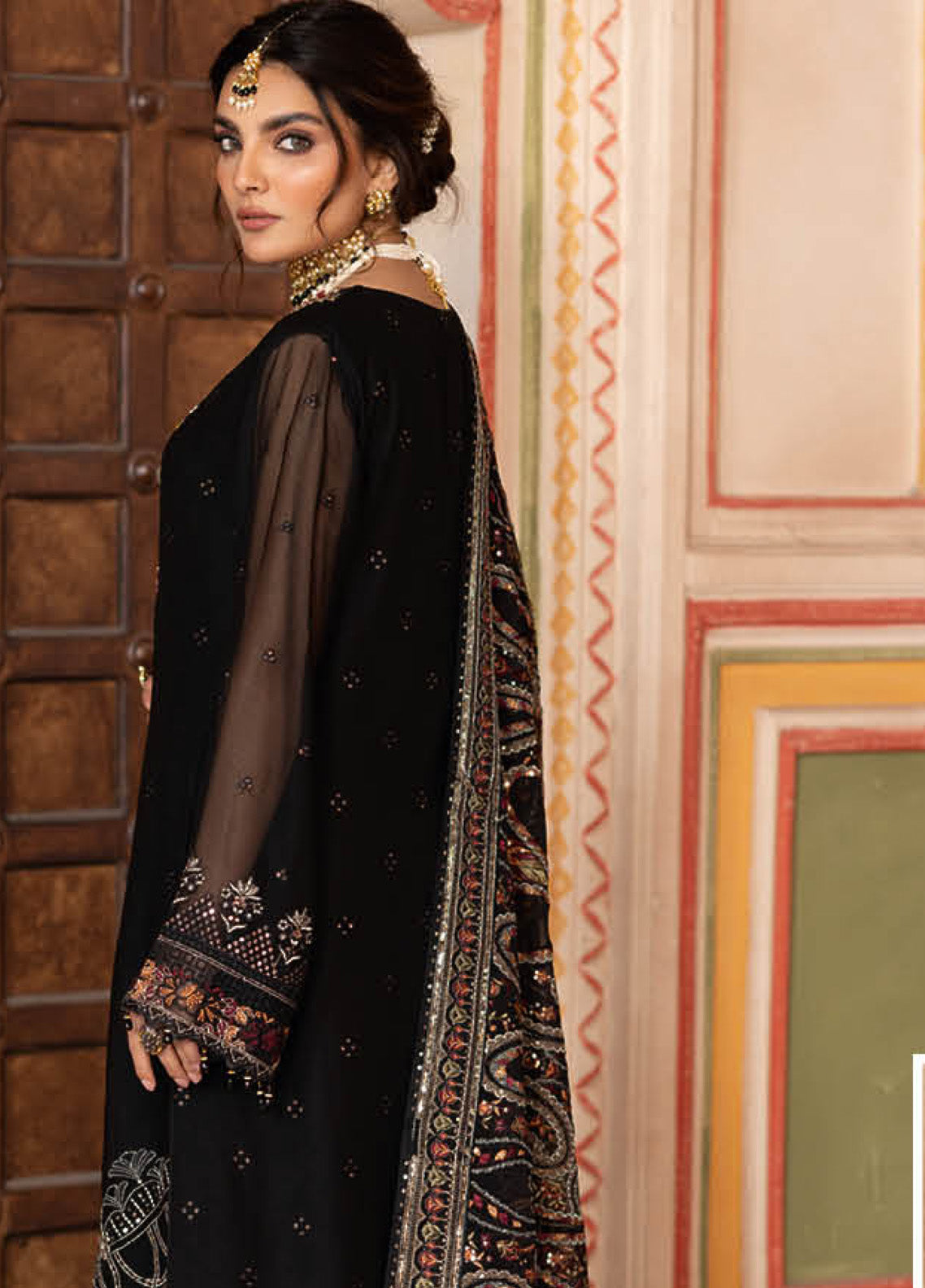 Dastan By Ramsha Embroidered Chiffon 3 Piece Unstitched Suit RM25DV3 T-304 Dastan By Ramsha Embroidered Chiffon 3 Piece Unstitched Suit RM25DV3 T-304