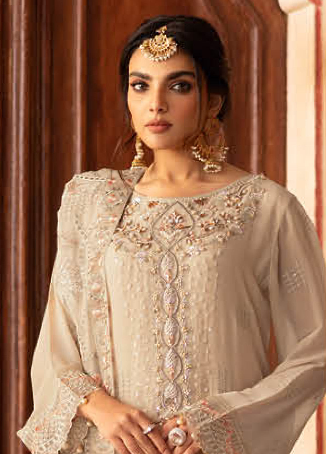 Dastan By Ramsha Embroidered Chiffon 3 Piece Unstitched Suit RM25DV3 T-305 Dastan By Ramsha Embroidered Chiffon 3 Piece Unstitched Suit RM25DV3 T-305