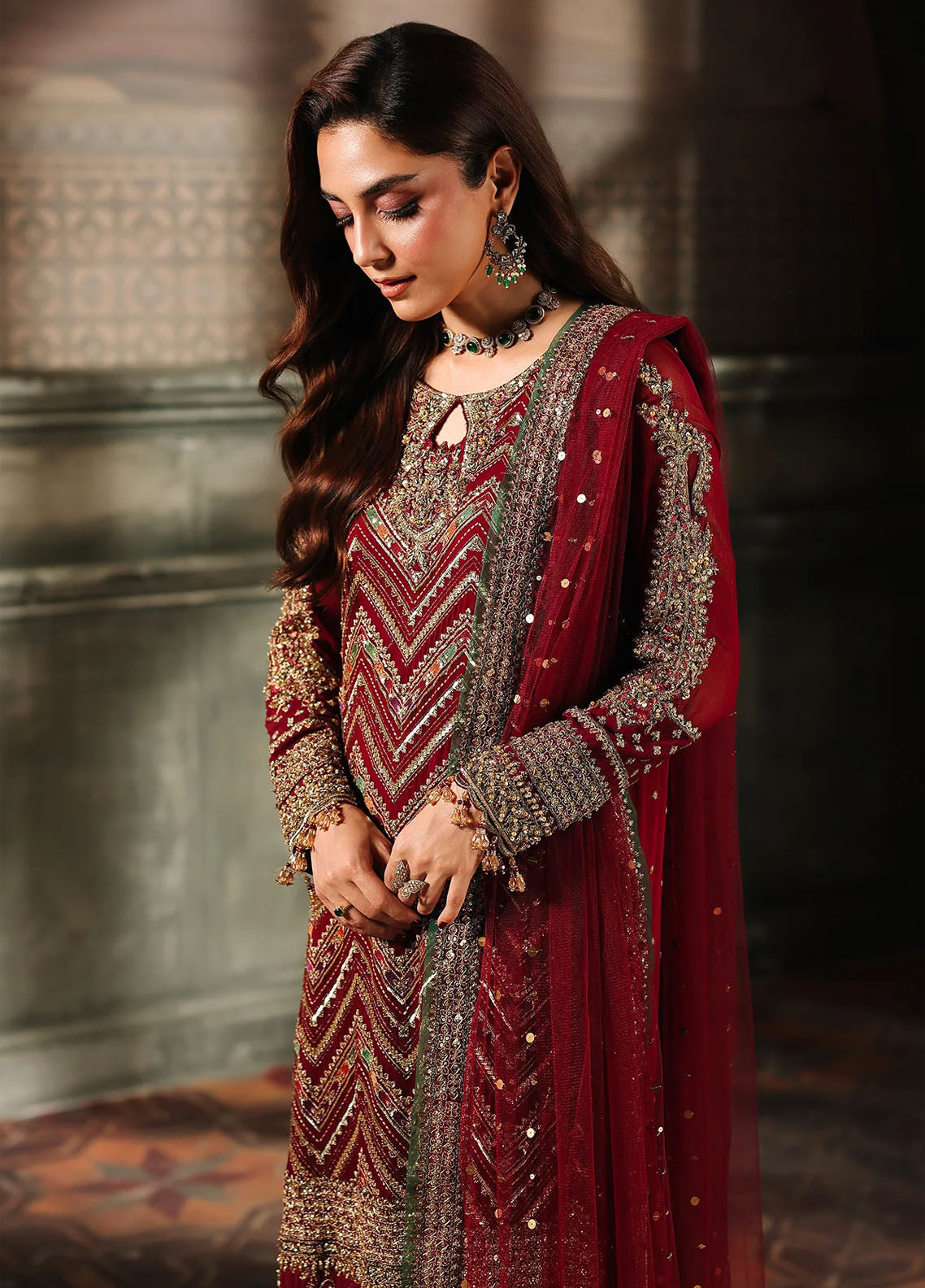 Dastan-E-Jashan By Charizma Embroidered Chiffon 4 Piece Unstitched Suit CH25DJV1 DJW-03 Dastan-E-Jashan By Charizma Embroidered Chiffon 4 Piece Unstitched Suit CH25DJV1 DJW-03