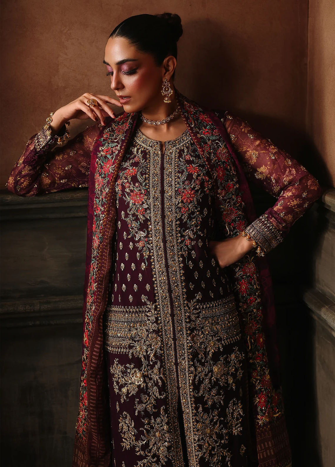 Dastan-E-Jashan By Charizma Embroidered Chiffon 4 Piece Unstitched Suit CH25DJV1 DJW-07 Dastan-E-Jashan By Charizma Embroidered Chiffon 4 Piece Unstitched Suit CH25DJV1 DJW-07