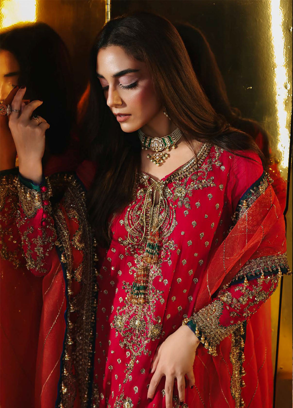 Dastan-E-Jashan By Charizma Luxury Embroidered Chiffon 4 Piece Unstitched Suit CH25DJV2 D-DJWS-13 Dastan-E-Jashan By Charizma Luxury Embroidered Chiffon 4 Piece Unstitched Suit CH25DJV2 D-DJWS-13