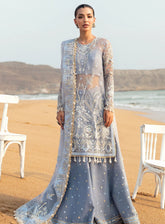 Dastangoi By Afrozeh Embroidered Organza 3 Piece Unstitched Suit AF24DG AWE-01 NASHMIA