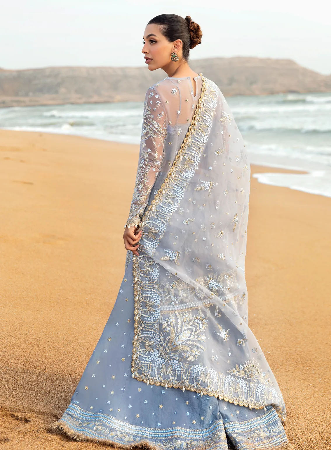 Dastangoi By Afrozeh Embroidered Organza 3 Piece Unstitched Suit AF24DG AWE-01 NASHMIA Dastangoi By Afrozeh Embroidered Organza 3 Piece Unstitched Suit AF24DG AWE-01 NASHMIA