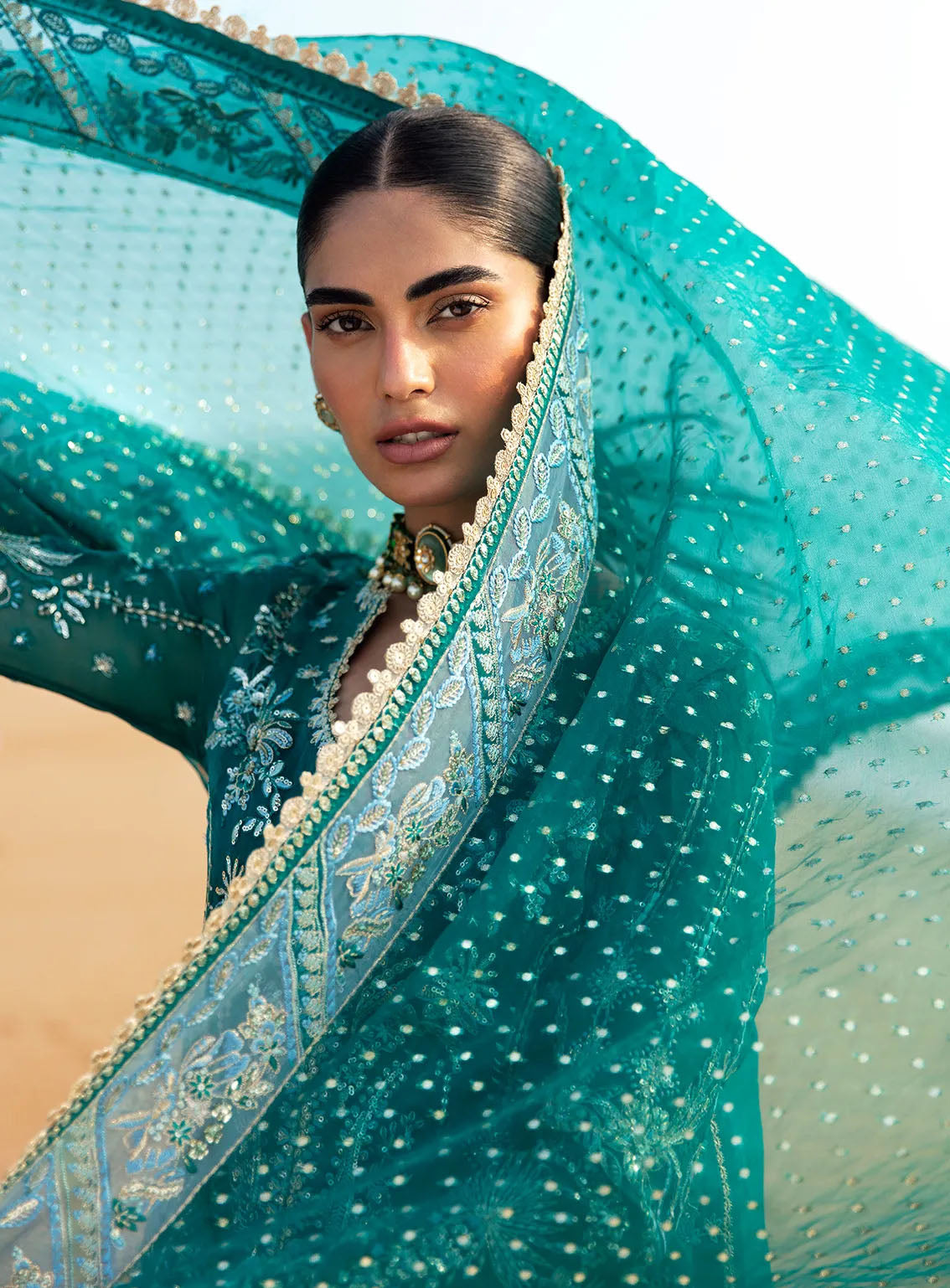 Dastangoi By Afrozeh Embroidered Organza 3 Piece Unstitched Suit AF24DG AWE-02 FIRDAUS Dastangoi By Afrozeh Embroidered Organza 3 Piece Unstitched Suit AF24DG AWE-02 FIRDAUS