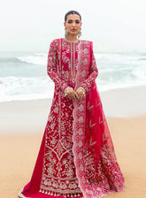 Dastangoi By Afrozeh Embroidered Organza 3 Piece Unstitched Suit AF24DG AWE-04 NAGEEN