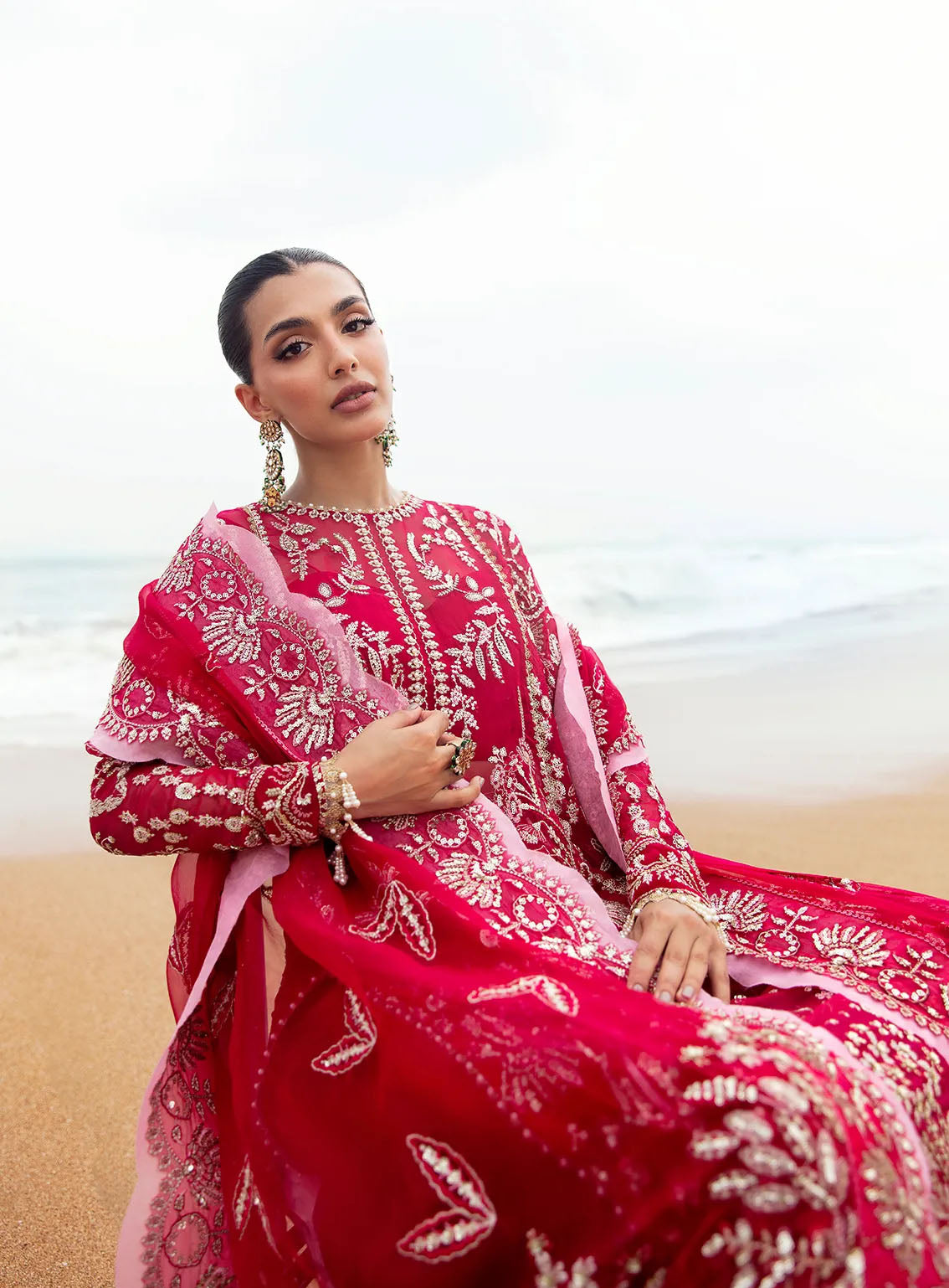 Dastangoi By Afrozeh Embroidered Organza 3 Piece Unstitched Suit AF24DG AWE-04 NAGEEN Dastangoi By Afrozeh Embroidered Organza 3 Piece Unstitched Suit AF24DG AWE-04 NAGEEN