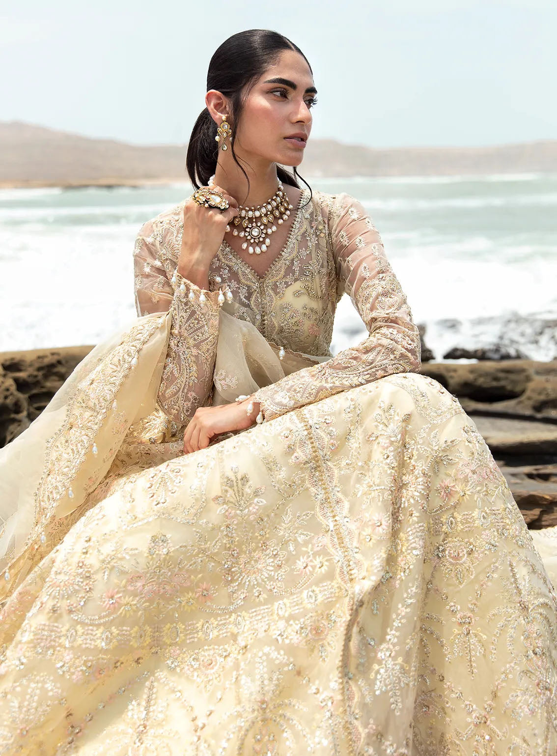 Dastangoi By Afrozeh Embroidered Organza 3 Piece Unstitched Suit AF24DG AWE-06 AROOHI Dastangoi By Afrozeh Embroidered Organza 3 Piece Unstitched Suit AF24DG AWE-06 AROOHI